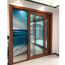 Standard size of main gate design aluminium glass sliding door